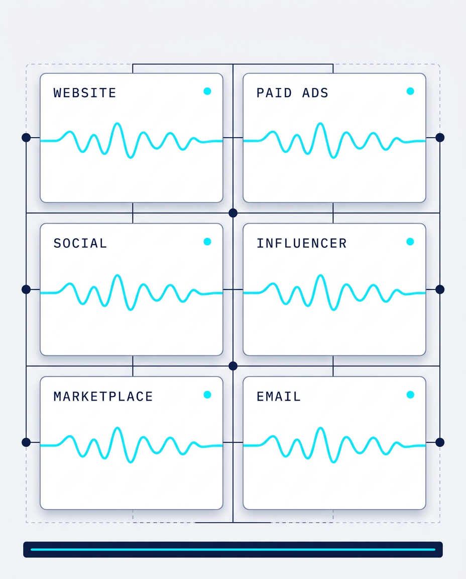 Live perimeter monitoring across websites, ads, social, and marketplace channels
